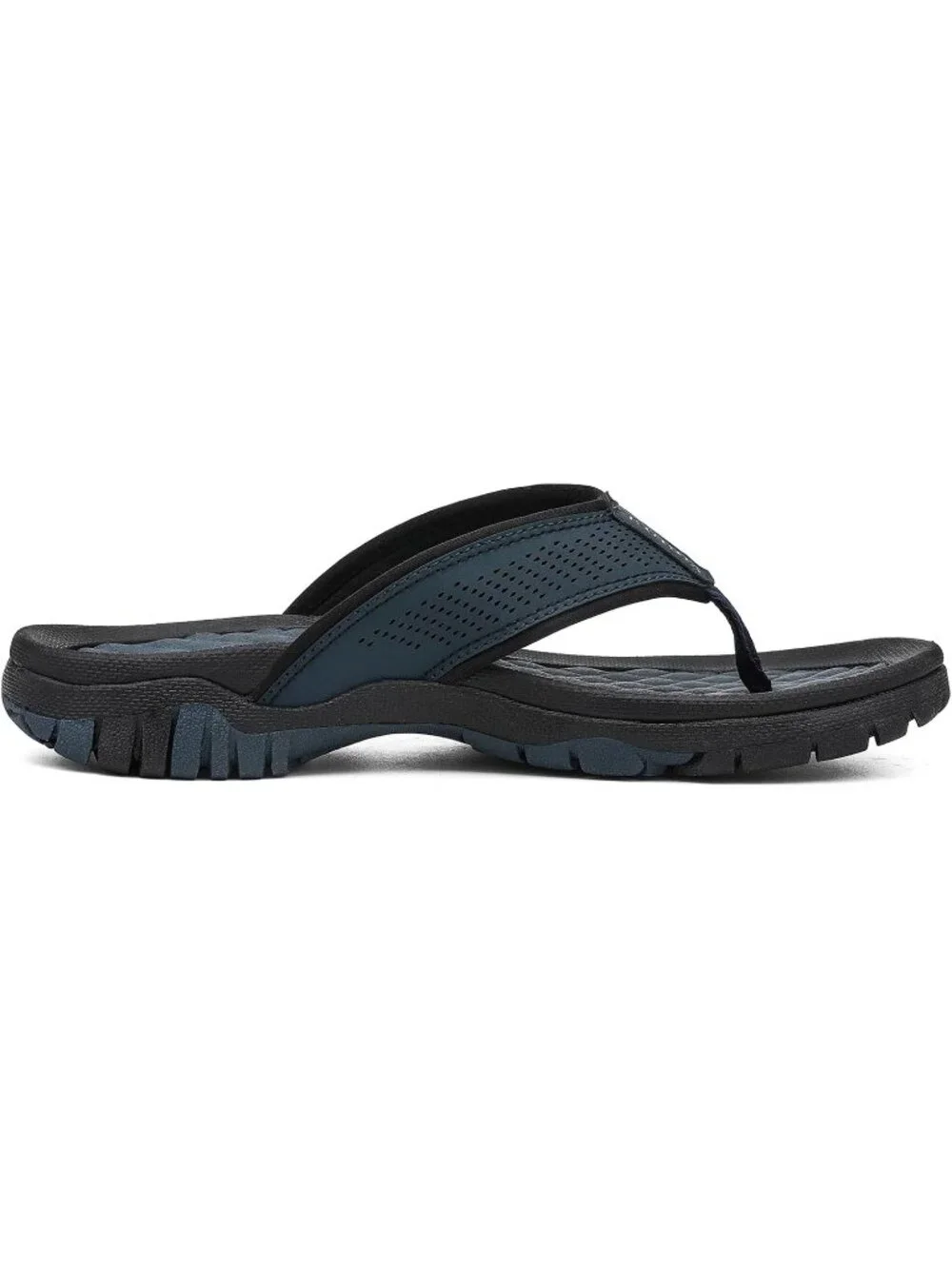 Men's Blue Beach Flip-Flops Water Casual Outdoor Athletic Thong Sandal Slipper